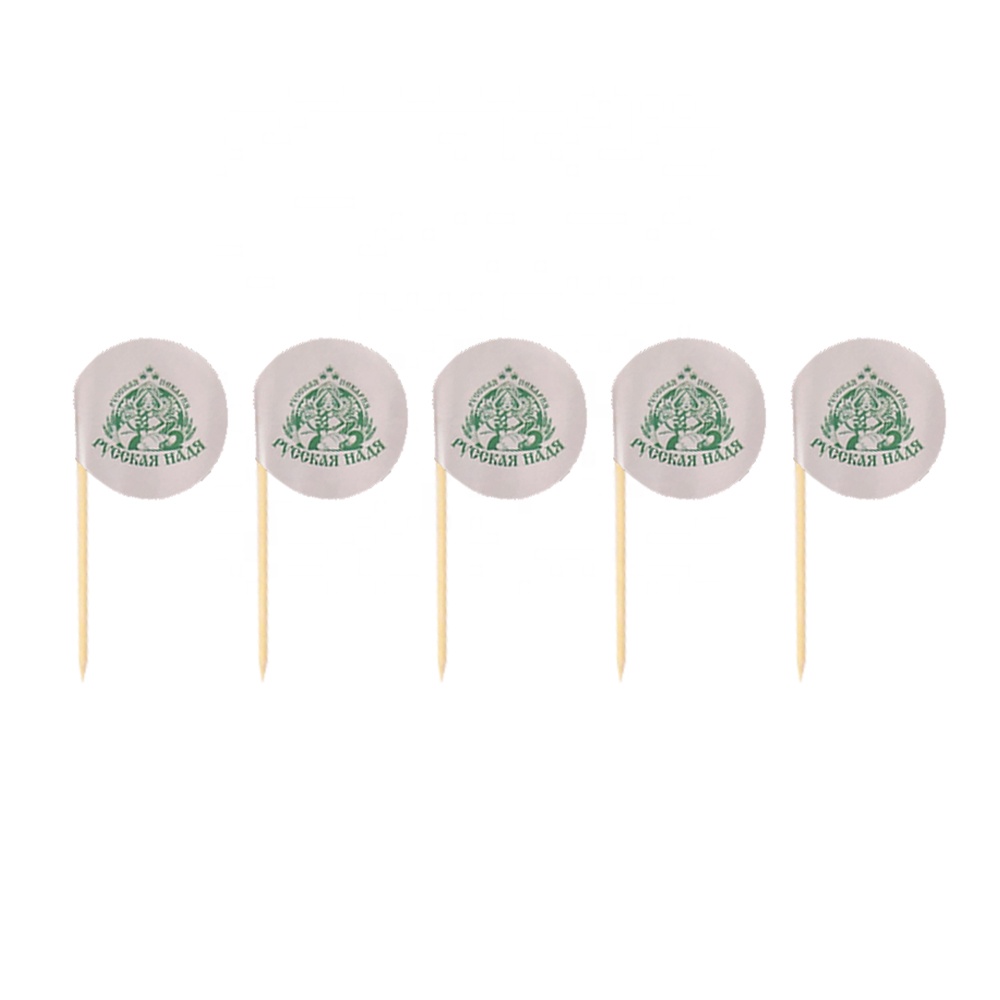 custom logo toothpick flags