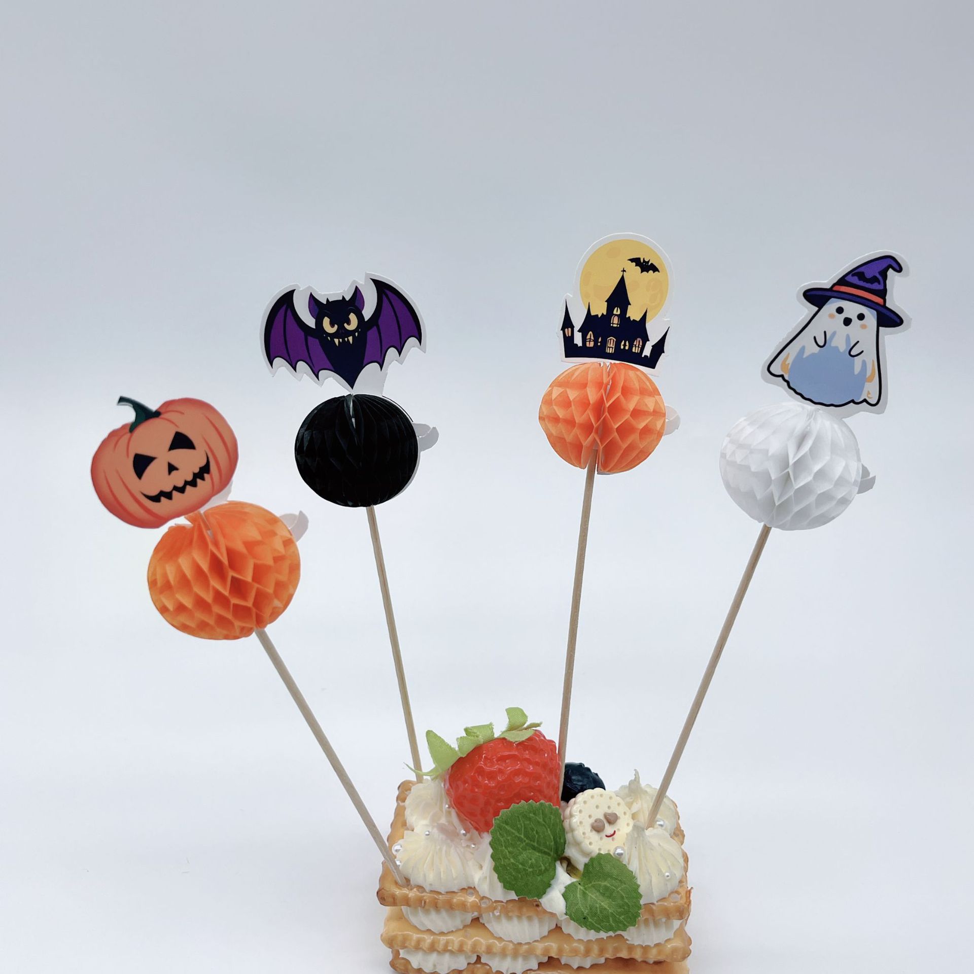 custom halloween flag toothpicks
