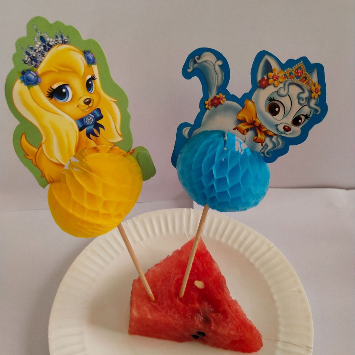 custom toothpick flags for fruit